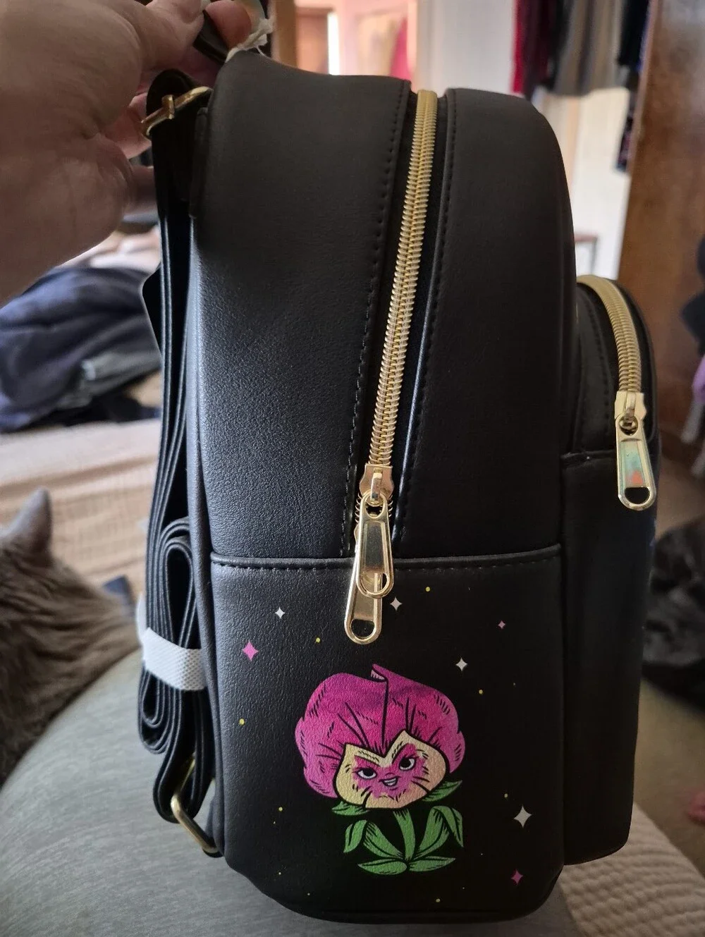 NWT Loungefly Black Alice in Wonderland Silhouette Mini Backpack